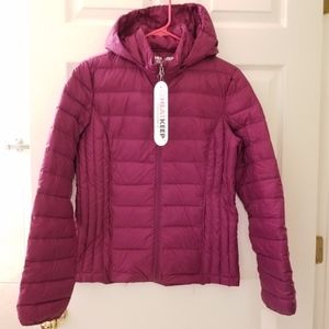 Fuchsia Heatkeep Packable Down Jacket
